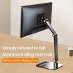 Adjustable Portable Vesa Monitor Stand for 17" Screens (Black) - 2