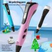 3D Printing Pen Kids Education DIY Doodle Drawing (White) - 4
