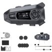 A1 IP67 Waterproof Bluetooth Motorcycle Helmet Headset, Hard Mic - 1