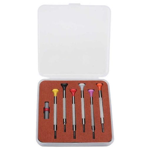 6pcs Set 0.8-1.8mm Flat Screwdriver Watch Repair Tool - 1
