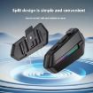 C5S IPX6 Waterproof Bluetooth Helmet Headset, CVC Noise Reduction, Mics - 4