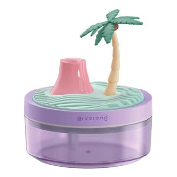 Mini USB Landscape Humidifier Plant Pot Diffuser (Coconut Tree) - 1