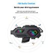 C8Max Video Helmet Bluetooth Headset with HD Recorder, Hard Mic - 4