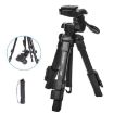 YUNTENG VCT-608 Camera Tripod 11.8-25.4" with 360 Pan Head, Black - 1