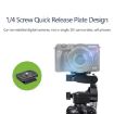 YUNTENG VCT-608 Camera Tripod 11.8-25.4" with 360 Pan Head, Black - 5