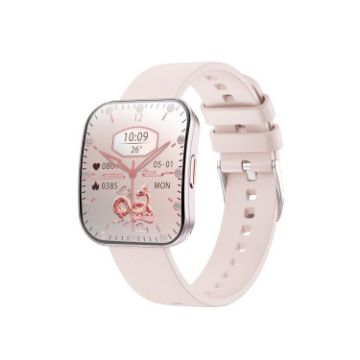QS08 1.85" Smart Watch: Heart Rate, Blood Glucose & Sleep Tracker - 1
