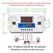 60A 12V 24V Solar Charge Controller with Color Screen Display - 5