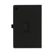 TCL TAB 10L Gen 2 Tablet Case 10.1" Leather Vertical Stand (Black) - 1