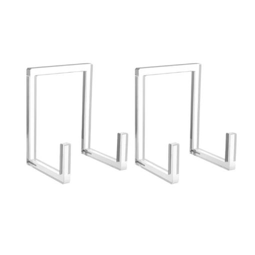 Set of 2 Acrylic Stands for Books, Pictures, Plates - 1