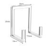 Set of 2 Acrylic Stands for Books, Pictures, Plates - 2