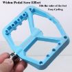 RACEWORK RK579 Blue Nylon Wide Anti-slip Bicycle Bearing Pedals - 6