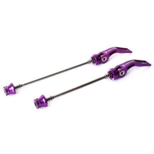 FMFXTRA JX77 Purple Aluminum Bicycle Quick Release Lever - 1