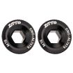 ZTTO 2pcs M18 Black Aluminum Crank Cover Screws for Mountain Bikes - 1