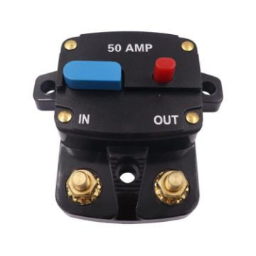 50A Car Audio Circuit Breaker Fuse Switch Overload Protection - 1