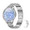 Silver Bluetooth Calling AI Voice Assistant Waterproof Smartwatch - 1
