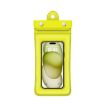 Yellow Tri-fold Inflatable Waterproof Phone Case with Touch Screen - 1