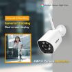 SriHome SH034C 4.0MP AI Tracking WiFi Outdoor Camera (US Plug) - 2