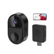 ML18 Mini Smart Video Doorbell, Ultra Wide Angle, 2-Way Voice, Black - 3