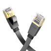 hoco US07 Black 1m Cat 6 Gigabit Flat Cable Pure Copper - 2