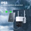 2MP HD IP66 Waterproof WiFi Solar Camera - T34 (White) - 6