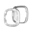Fitbit Versa 4/Sense 2 Silver Double-Row Diamond PC Watch Case - 1