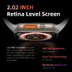 HW8 Ultra Smart Watch 2.02", IP67, Heart Rate & Sports Modes, Black - 5