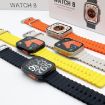 KD99 Ultra 1.99" Smart Watch: Heart Rate & Sports Modes (Gold+Orange) - 2