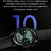 Ochstin 5HK8 Pro Round Screen Smart Watch, Black Leather Strap - 6