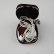 Yellow Leather Storage Bag for Apple AirPods Bluetooth Earphones - 4