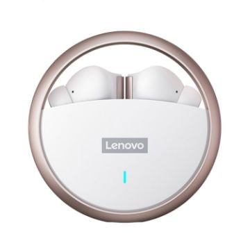 Lenovo LP60 TWS Wireless Bluetooth 5.3 Earphones - White - 1