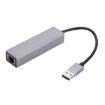 SL-030 USB to Gigabit Ethernet & 3-Port USB 3.0 Hub (Grey) - 4
