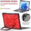 Red Shockproof Rotatable Kickstand Case for Surface Pro 9/10/11 - 3