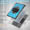 Surface Pro 9/10/11 Blue Shockproof Rotatable Case with Kickstand - 4