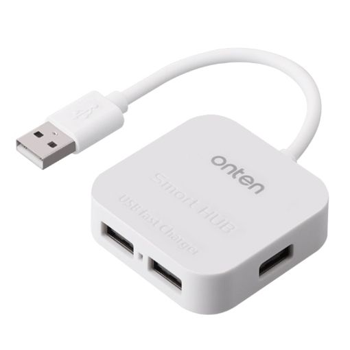 Onten OTN-5210 USB Portable HUB Docking Station - White - 1