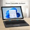 Black Striped Hollow Case for Microsoft Surface Pro 9 w/ Strap - 5