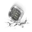Fitbit Versa 4 Double-Row Diamond Electroplated Watch Case (Clear) - 4