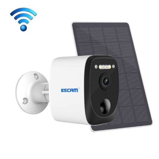 ESCAM QF370 3MP Solar IP Camera with Night Vision & Two-Way Audio - 1