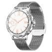 Waterproof Silver Smart Wristband with Heart/Blood Pressure Monitoring - 1