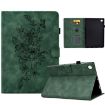 Samsung Galaxy Tab A8 10.5 Peony Butterfly Leather Case Green - 1