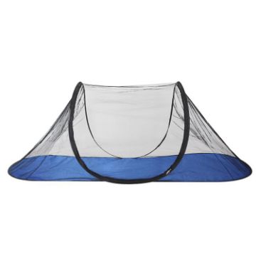 Portable Boat Type Outdoor Camping Mosquito Net Tent, Navy Blue - 1