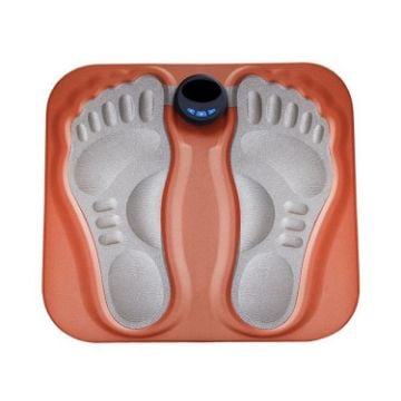 EMS 3D Foot Massager, 6-Mode, 15-Level, Microcurrent Pad, Orange - 1