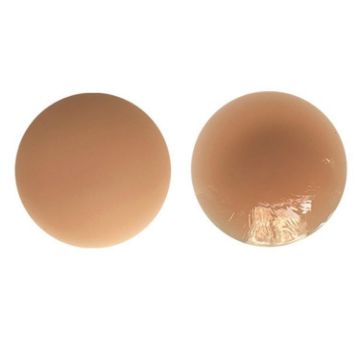 Invisible Ultra-thin 10cm Silicone Breast Stickers, Wheat Skin - 1