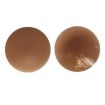 Ultra-Thin Invisible Silicone Breast Stickers, 10cm, Dark Brown - 1
