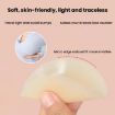 Ultra-Thin Invisible Silicone Breast Stickers, 10cm, Dark Brown - 6