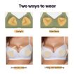 Silicone Double-Sided Triangle Breast Pads, S/A, White Skin, Orange Box - 6
