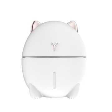Cute Cats Mini USB Portable Air Humidifier for Home/Office (White) - 1