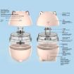 Cute Cats Mini USB Portable Air Humidifier for Home/Office (White) - 6