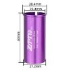 ZTTO 25.4-27.2mm Bicycle Seat Post Conversion Sleeve (Purple) 2pcs - 2