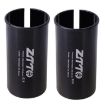 ZTTO 33.9-34.9mm Bicycle Seat Post Conversion Sleeve 2pcs (Black) - 1