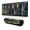 Shortcut Desk Mat Mouse Pad with Computer Commands 300x700x3mm - 1
